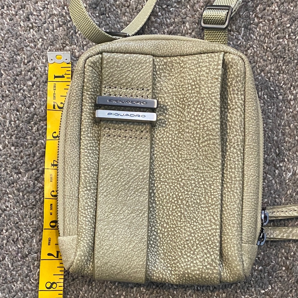 Piquadro Olive Green Crossbody Bag - Picture 11 of 13